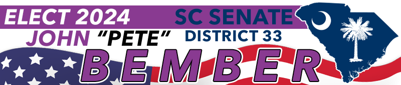 John "Pete" Bember for SC Senate (District 33)