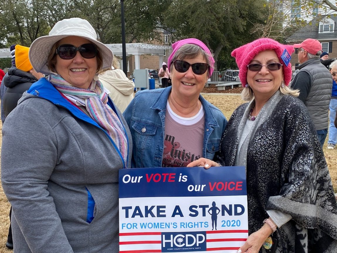 Hcdp Attends Myrtle Beach Womens March Horry County Democratic Party 