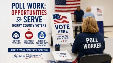 Poll Work: Opportunities to Serve Horry County Voters